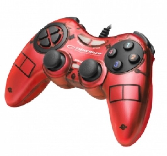 ESPERANZA GAMEPAD PC USB FIGHTER RED