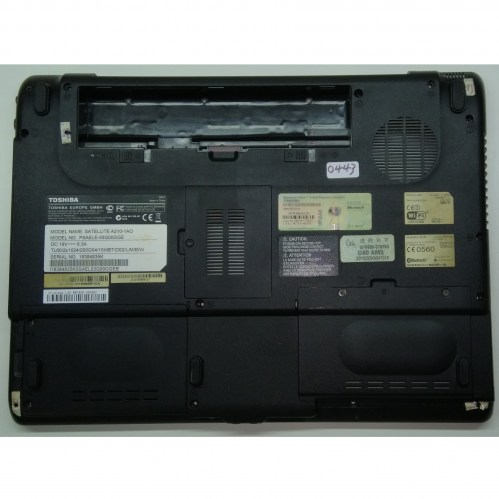USED ΠΛΑΣΤΙΚΑ ΚΑΤΩ ΜΕΡΟΣ TOSHIBA SATELLITE A210-1AO