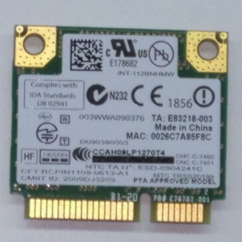 USED WIFI WLAN  HP Probook 6450b